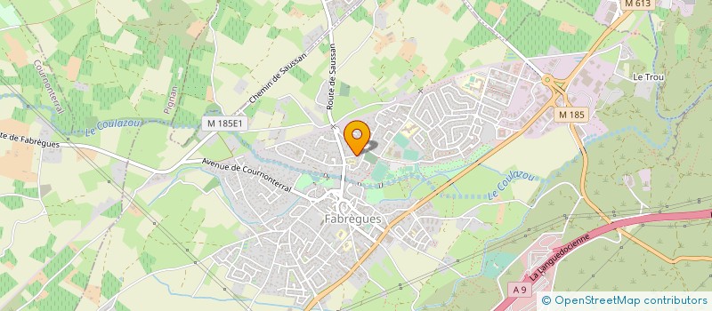 localisation de l'entreprise MOLLA  FABREGUES