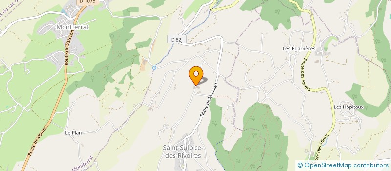 localisation de l'entreprise MOLLARD à SAINT-SULPICE-DES-RIVOIRES
