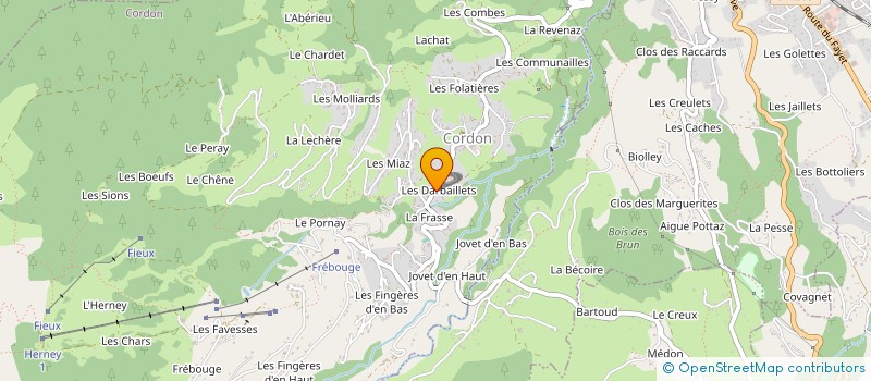 localisation de l'entreprise MOLLARD & CO  CORDON