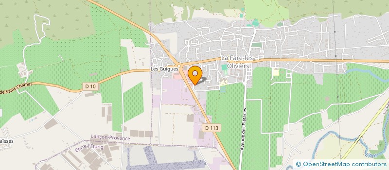 localisation de l'entreprise MOLLARET  LA FARE-LES-OLIVIERS