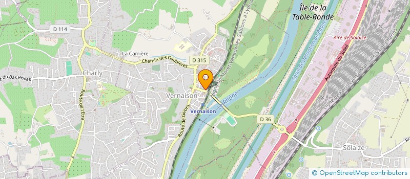 localisation de l'entreprise MOLLARET  VERNAISON