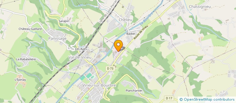 localisation de l'entreprise MOLLARET IMMOBILIER  VAL-DE-VIRIEU