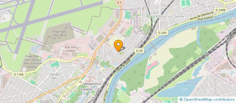 localisation de l'entreprise MOLLE TP à ATHIS-MONS