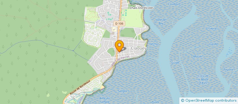 localisation de l'entreprise MOLLES  LEGE-CAP-FERRET