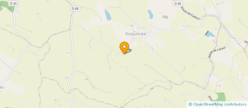 localisation de l'entreprise MOLLES PLOMBERIE  ROQUEVIDAL