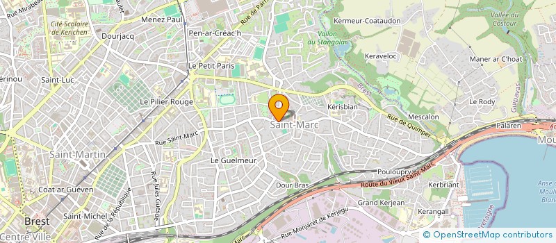 localisation de l'entreprise MOLLIARD à BREST