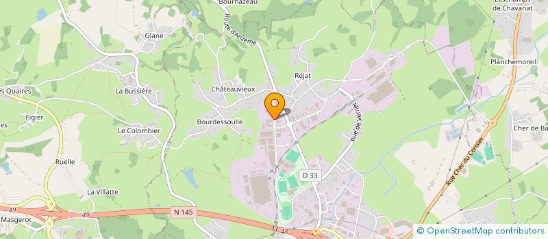 localisation de l'entreprise MOLLICA ET FILS à GUERET