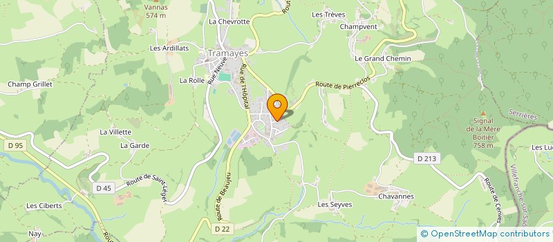 localisation de l'entreprise MOLLICHELLI  TRAMAYES