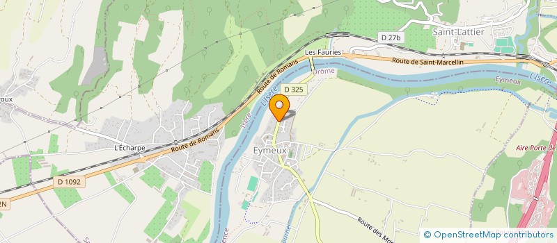 localisation de l'entreprise MOLLIER PEINTURE 26  EYMEUX