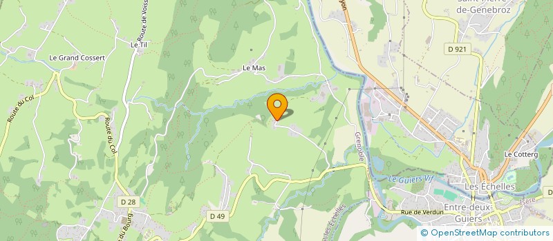 localisation de l'entreprise MOLLIER-SABET DAVID  MIRIBEL-LES-ECHELLES