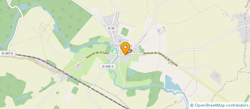 localisation de l'entreprise MOLLIER SARL à PONTGOUIN