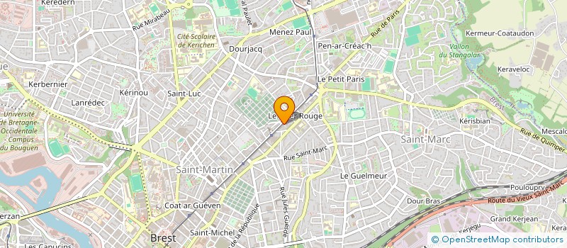 localisation de l'entreprise MOLLITIAM à BREST
