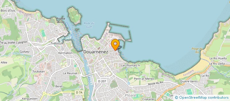 localisation de l'entreprise MOLLO STUDIO  DOUARNENEZ
