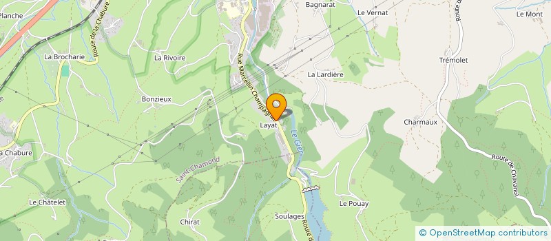 localisation de l'entreprise MOLLOS  SAINT-CHAMOND