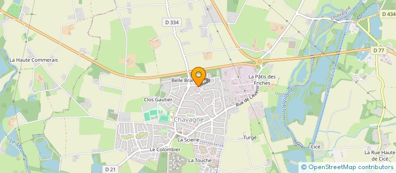 localisation de l'entreprise MOLLY  CHAVAGNE