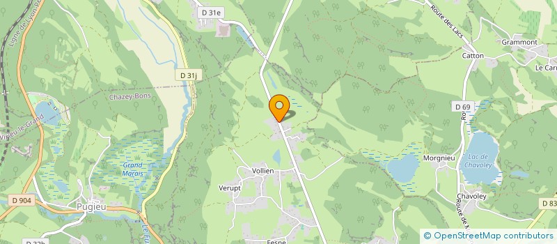 localisation de l'entreprise MOLLY  CUZIEU