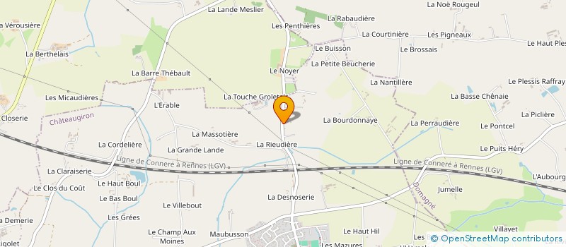 localisation de l'entreprise MOLLY MALONE  CHATEAUGIRON