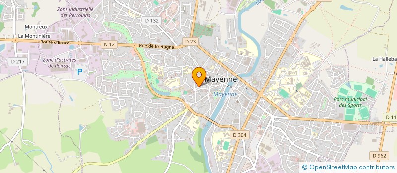 localisation de l'entreprise MOLLY'S  MAYENNE