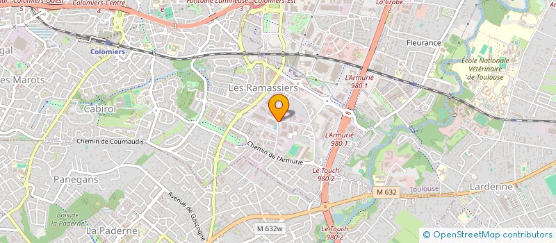 localisation de l'entreprise MOLO à COLOMIERS