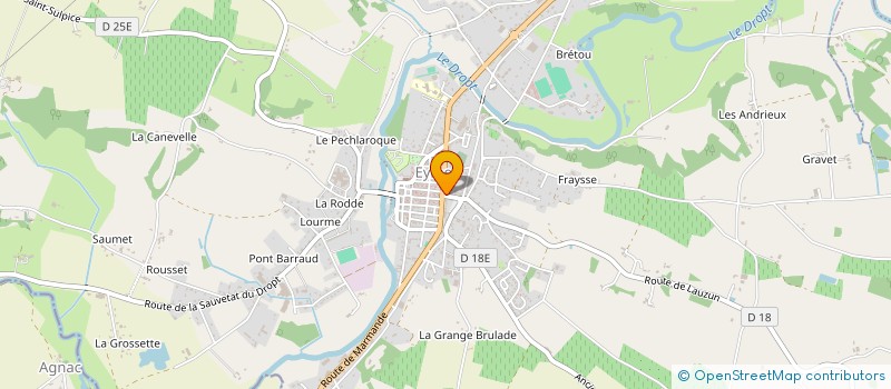 localisation de l'entreprise MOLO HOSPITALITE à EYMET