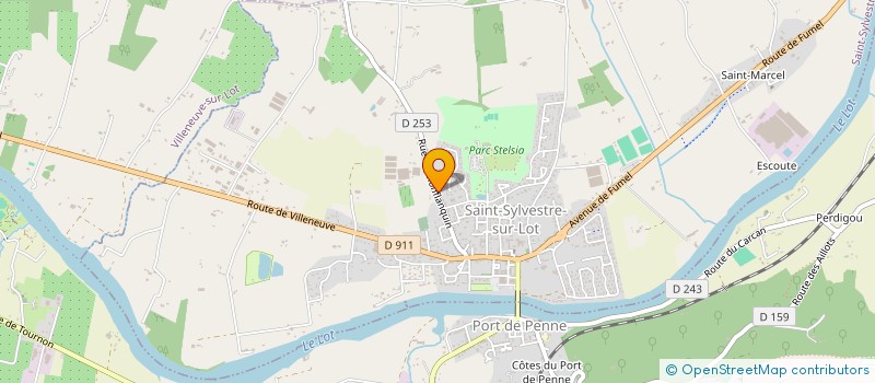 localisation de l'entreprise MOLOCE INVEST  SAINT-SYLVESTRE-SUR-LOT