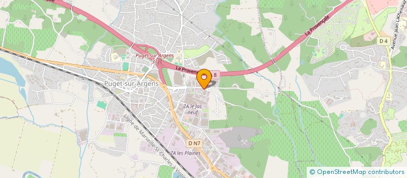 localisation de l'entreprise MOLONGI à PUGET-SUR-ARGENS