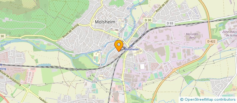 localisation de l'entreprise MOLSEMER KAFFEBICHLE  MOLSHEIM