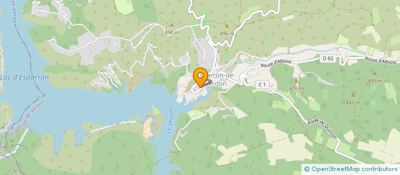 localisation de l'entreprise MOLTANO à ESPARRON-DE-VERDON