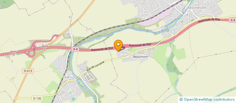 localisation de l'entreprise MOLTES  MOINEVILLE