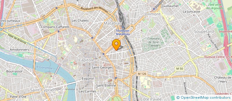 localisation de l'entreprise MOLTES  TOULOUSE