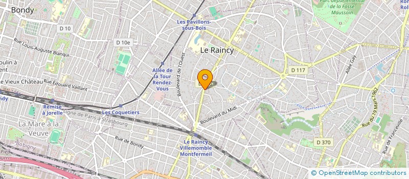 localisation de l'entreprise MOLTO à LE RAINCY