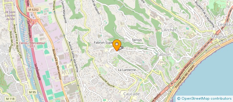 localisation de l'entreprise MOLTO ALLEGRO à NICE