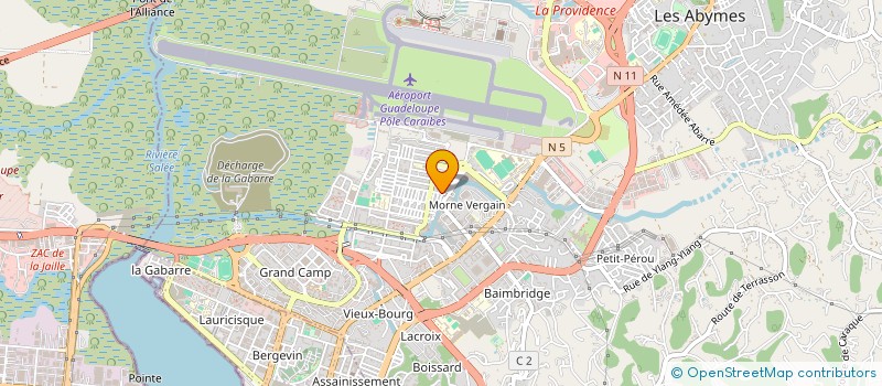 localisation de l'entreprise MOLTON COM à LES ABYMES