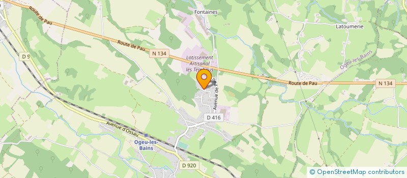 localisation de l'entreprise MOLUDO à OGEU-LES-BAINS