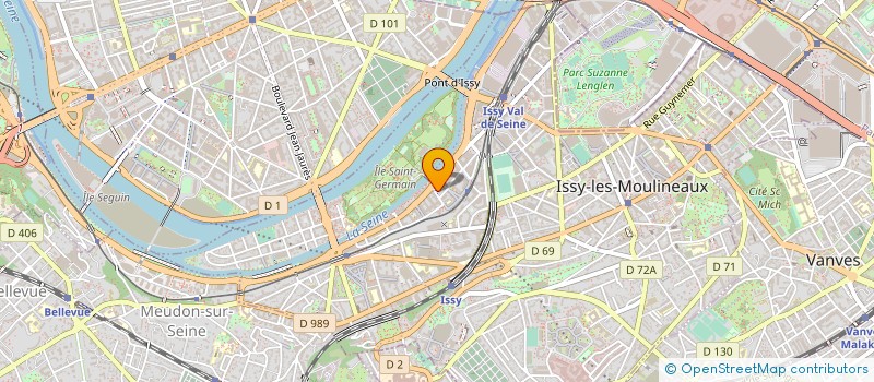 localisation de l'entreprise MOLY à ISSY-LES-MOULINEAUX