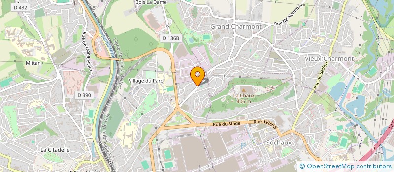 localisation de l'entreprise MOLY FLEURS  MONTBELIARD