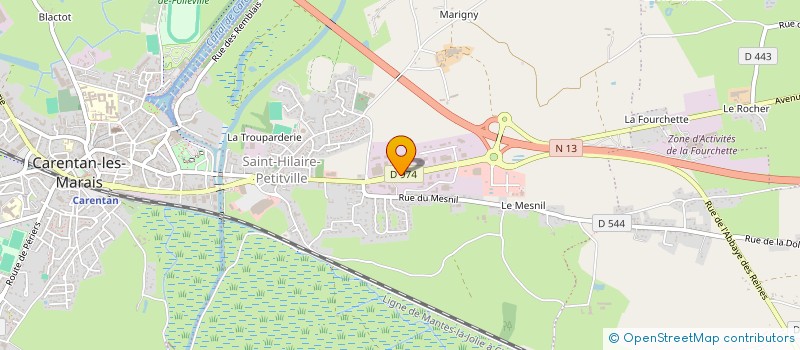 localisation de l'entreprise MOM  CARENTAN-LES-MARAIS