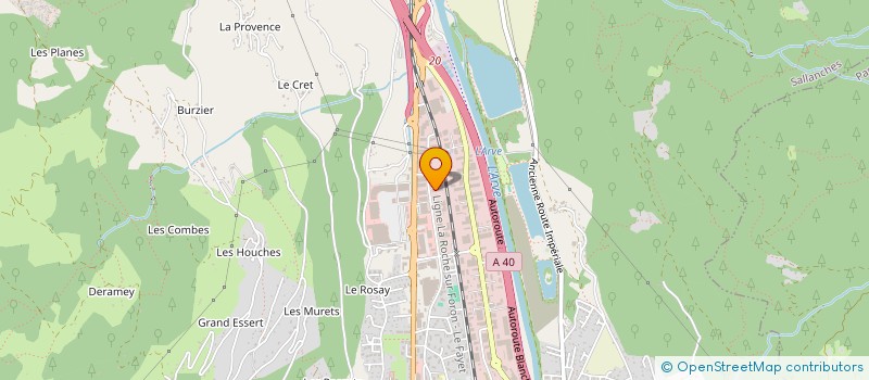 localisation de l'entreprise MOM à SALLANCHES