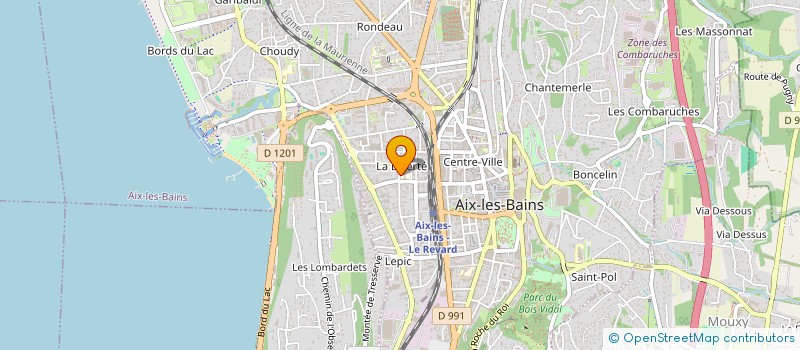 localisation de l'entreprise MOM'EN RECRE à AIX-LES-BAINS