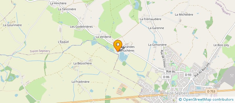 localisation de l'entreprise MOM' ET COLIBRIS à TREIZE-SEPTIERS