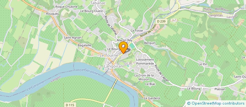 localisation de l'entreprise MOM'EVEIL 33  LANGOIRAN