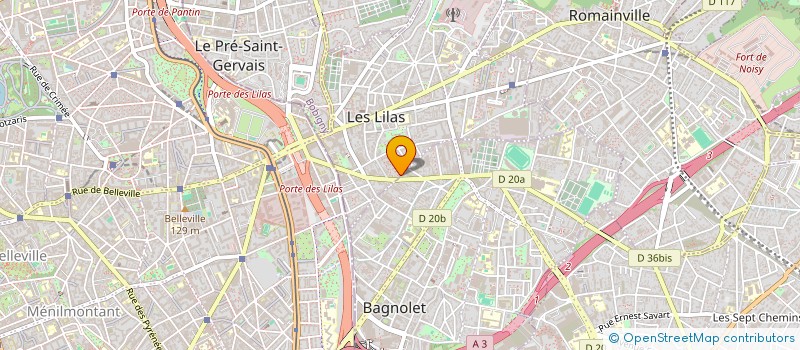 localisation de l'entreprise MOM SERVICES  LES LILAS