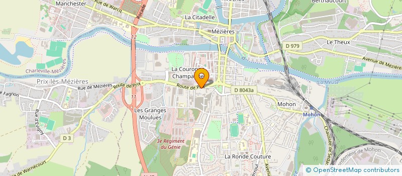 localisation de l'entreprise MOMA à CHARLEVILLE-MEZIERES