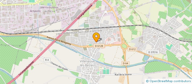 localisation de l'entreprise MOMA  VILLENEUVE-LES-BEZIERS