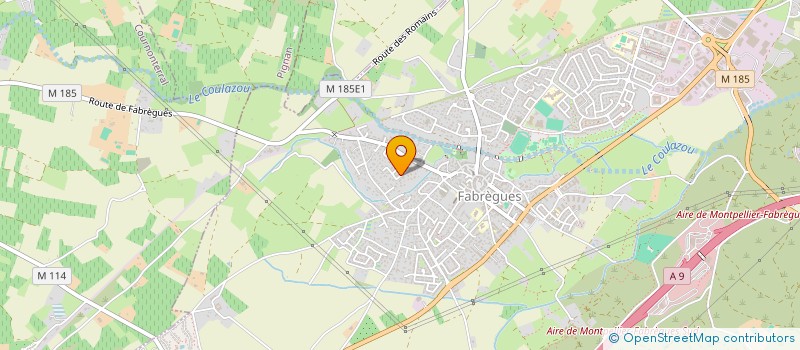 localisation de l'entreprise MOMA  FABREGUES