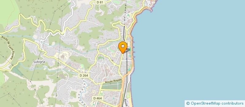 localisation de l'entreprise MOMA à BASTIA