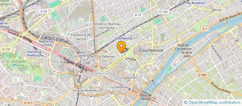 localisation de l'entreprise MOMA TRANSPORTS à COURBEVOIE