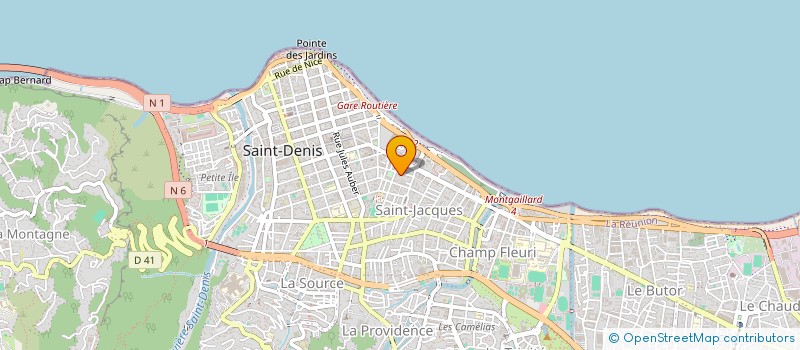 localisation de l'entreprise MOMACA à SAINT-DENIS