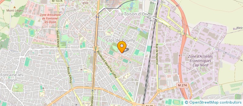 localisation de l'entreprise MOMAN à DIJON