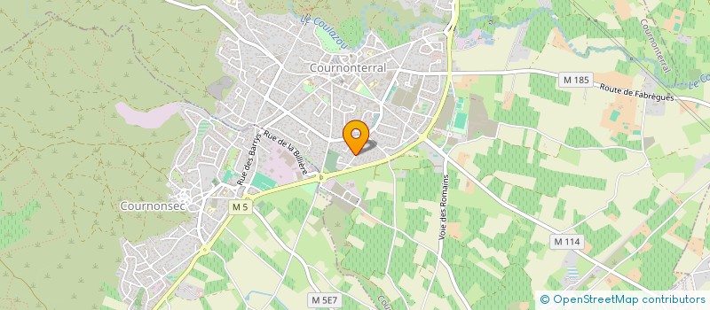 localisation de l'entreprise MOMANIBE  COURNONTERRAL
